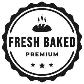 fresh baked label stamp vector 600nw 2380941039